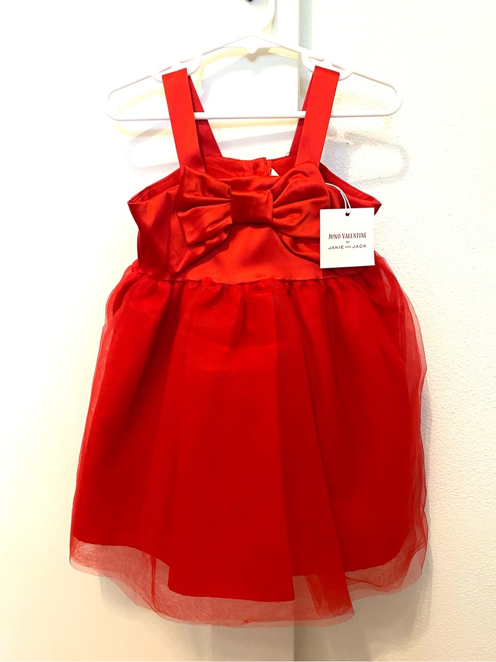 NWT Janie and Jack Red Tulle Party Dress (18-24 months)